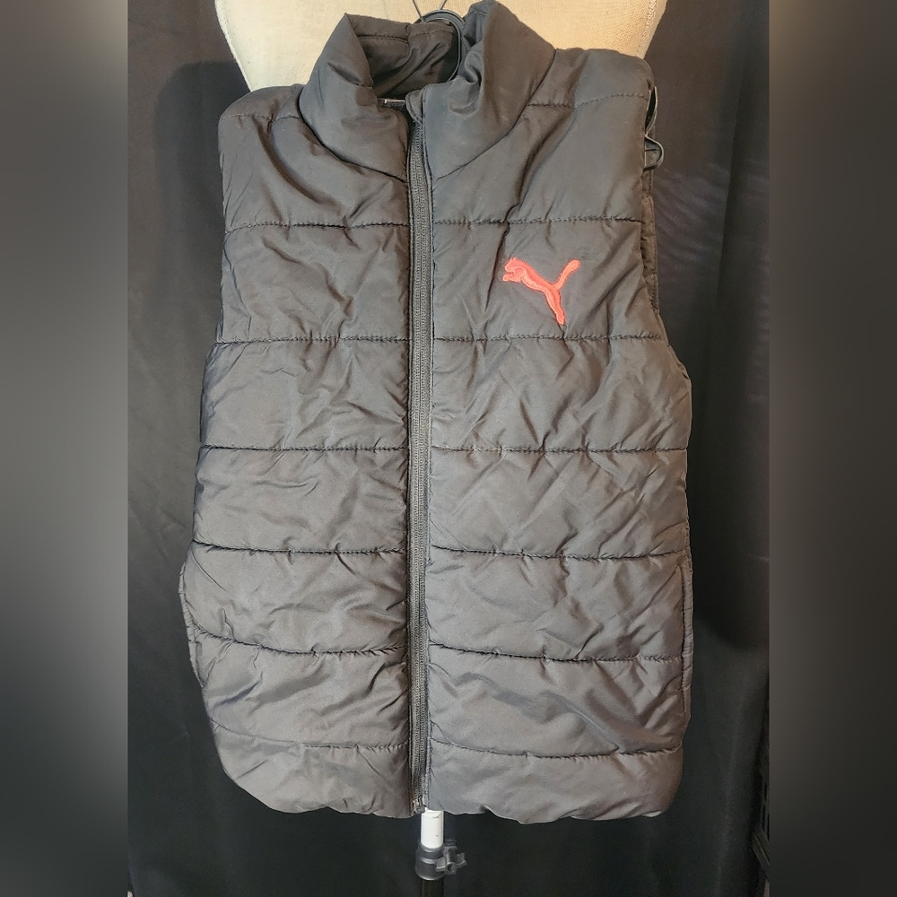 Kids Small (7-8) Black Puffer Vest